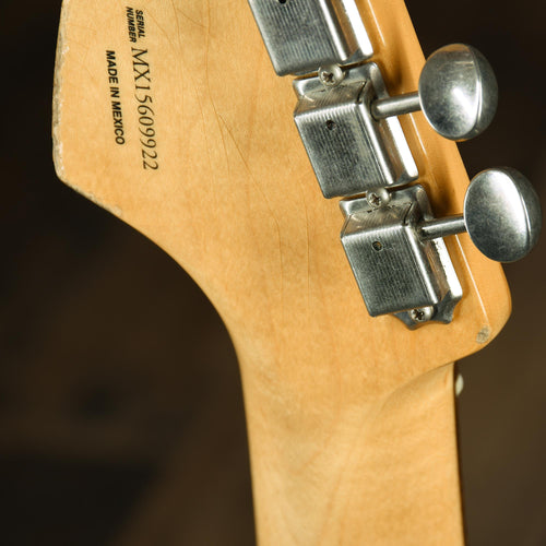 Fender 2015 Roadworn Stratocaster Olympic White With Gig Bag - Used