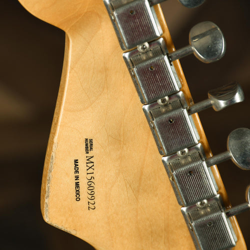 Fender 2015 Roadworn Stratocaster Olympic White With Gig Bag - Used