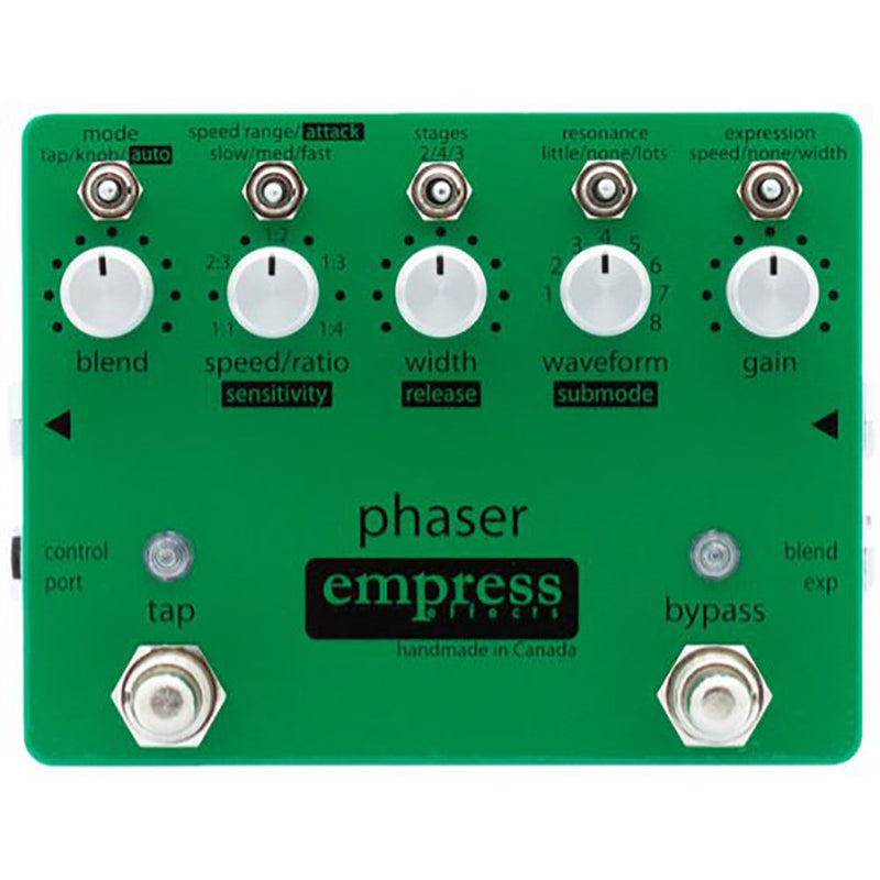 Empress VCA Based Phaser With Tap Tempo