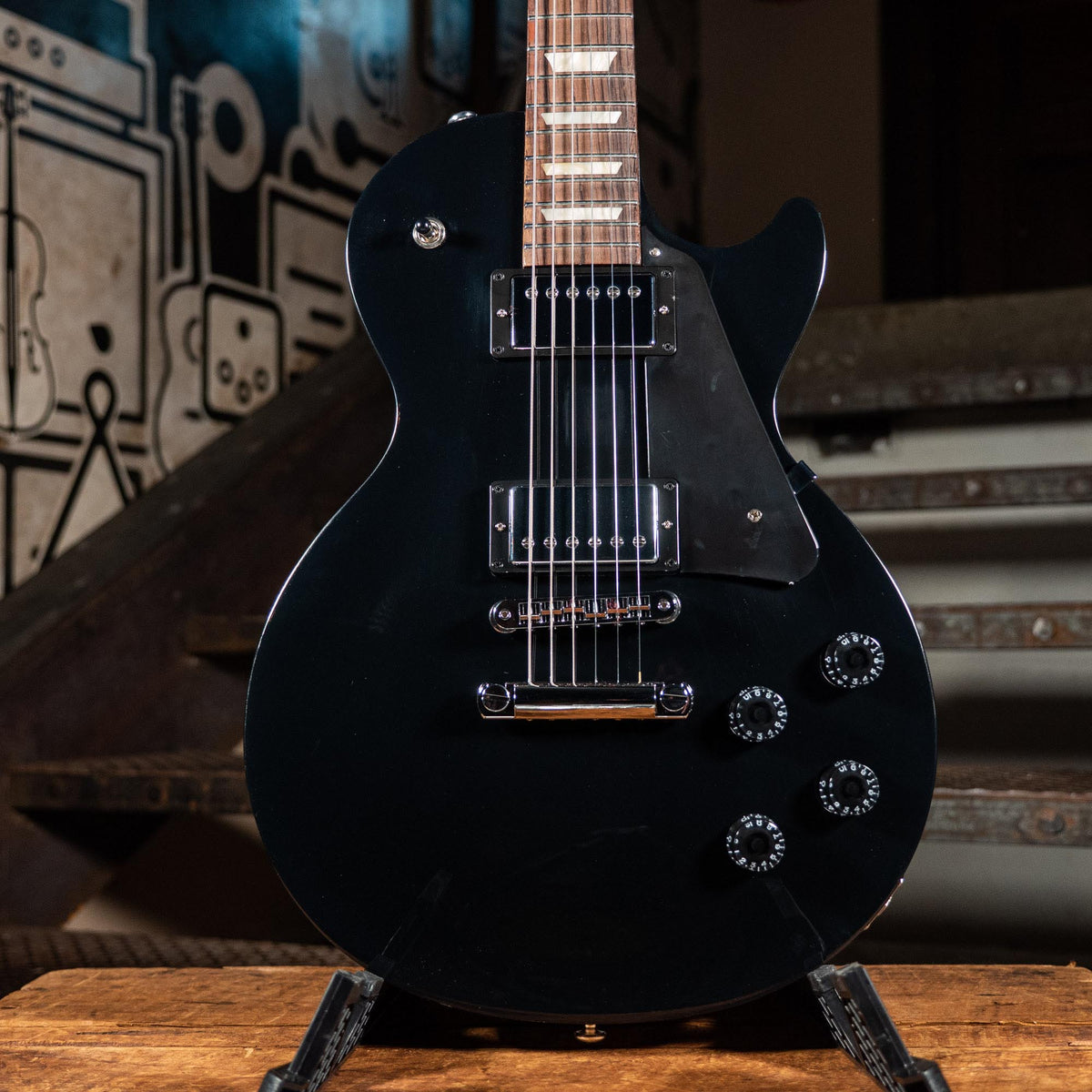 Epiphone LP Studio Ebony With Chrome Hardware - Used