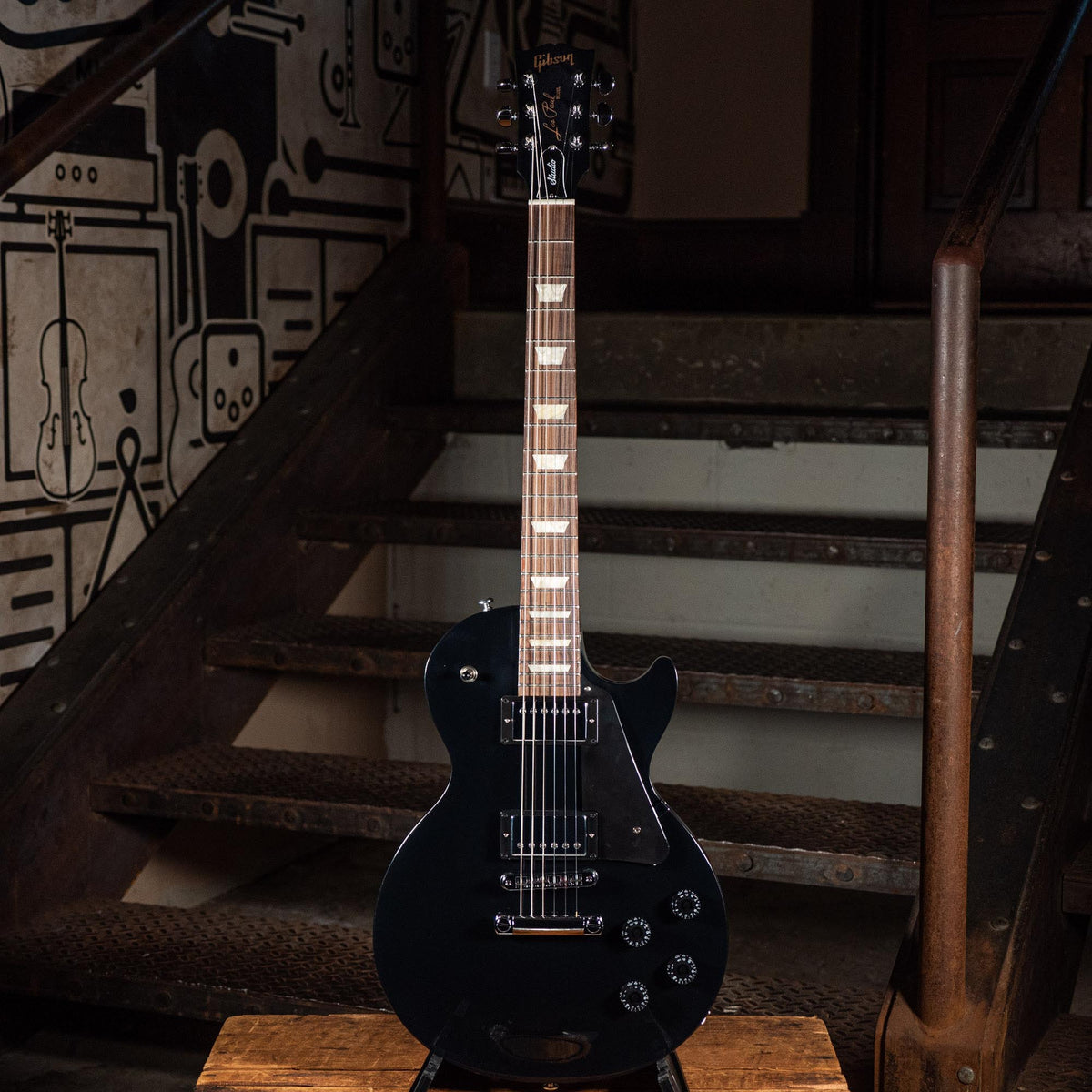 Epiphone LP Studio Ebony With Chrome Hardware - Used