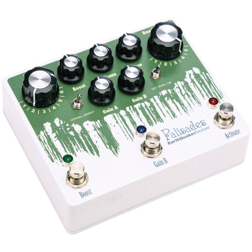 Earthquaker Palisades V2 Mega Ultimate Overdrive Effect Pedal, Limited Hemp Green