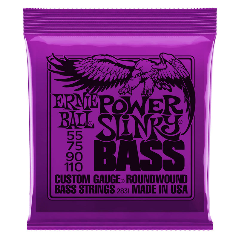 Ernie Ball 55-110 Power Slinky Roundwound Electric Bass Strings