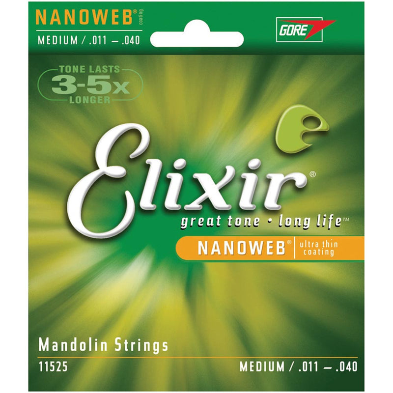 Elixir Medium Nanoweb Mandolin