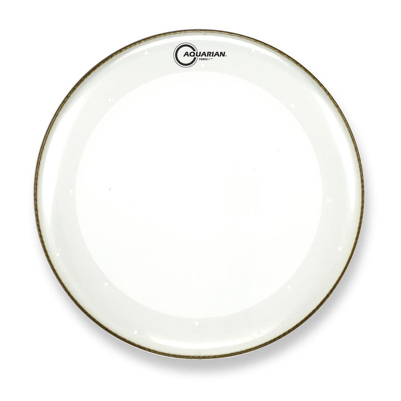 Aquarian 22" Force 1 Clear Bass Drum Batter Head