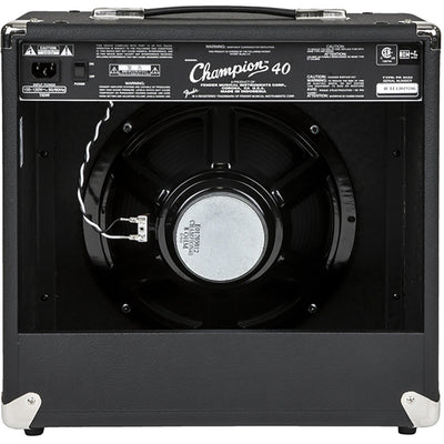 Fender Champion 40-Watt 1 x 12" Guitar Combo Amplifier, 120V