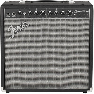 Fender Champion 40-Watt 1 x 12" Guitar Combo Amplifier, 120V