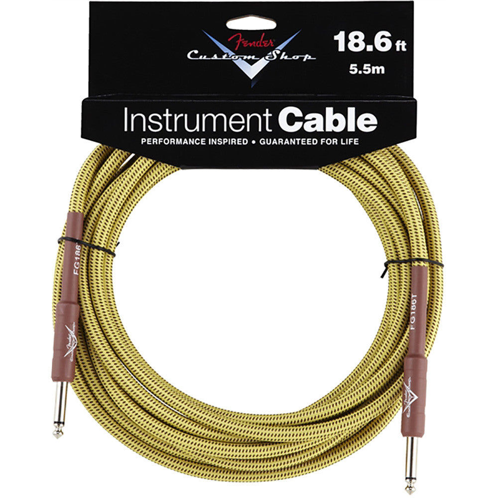 Fender Custom Shop Performance Series Cable - 18.6' - Tweed