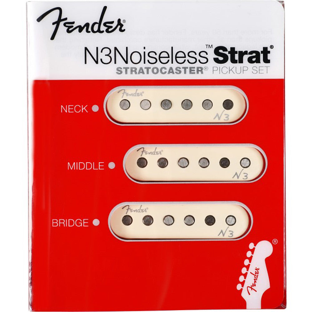 Fender N3 Noiseless Strat Pickups - Set Of 3