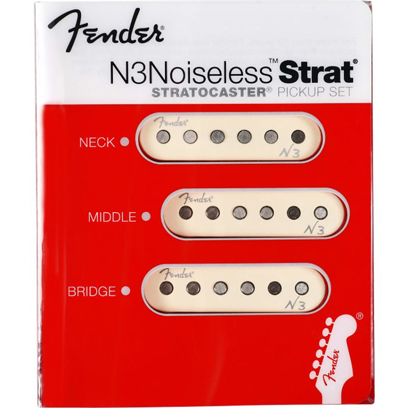 Fender N3 Noiseless Strat Pickups - Set Of 3