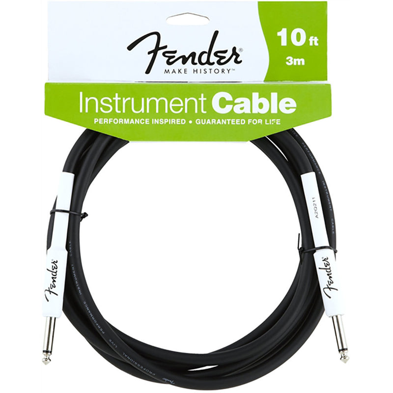 Fender Performance Series Instrument Cable - 10' - Black
