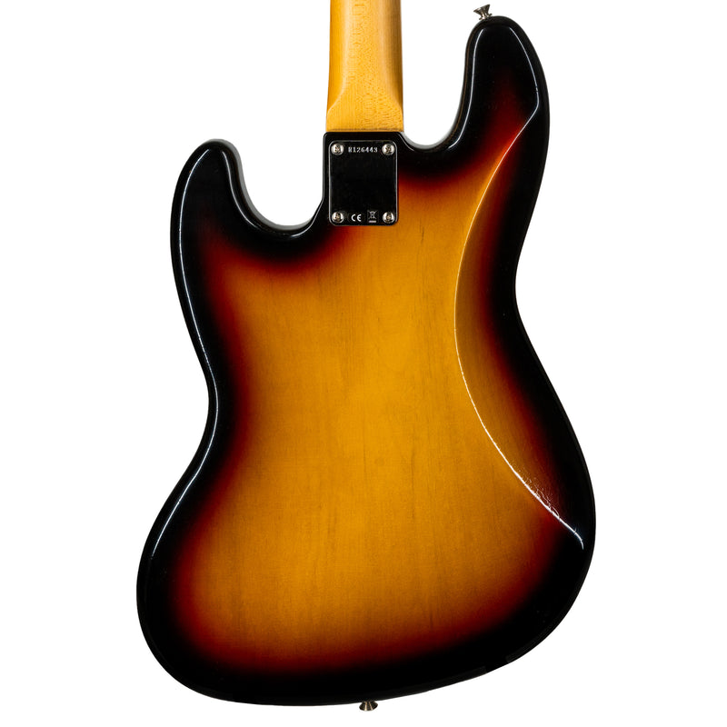 Fender Custom Shop '64 Jazz Bass Guitar, Rosewood, Closet Classic 3-Tone Sunburst