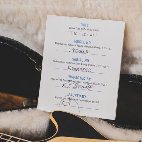 Gibson 2011 Les Paul Traditional Ebony With OHSC - Used