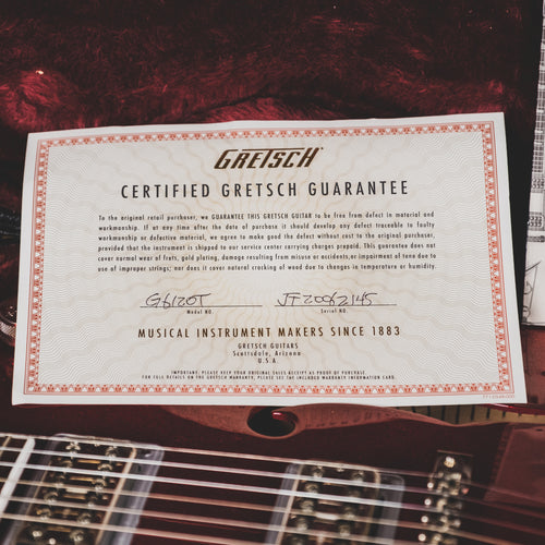 Gretsch 2020 G6120 Brian Setzer Hot Rod, Candy Magenta With OHSC - Used