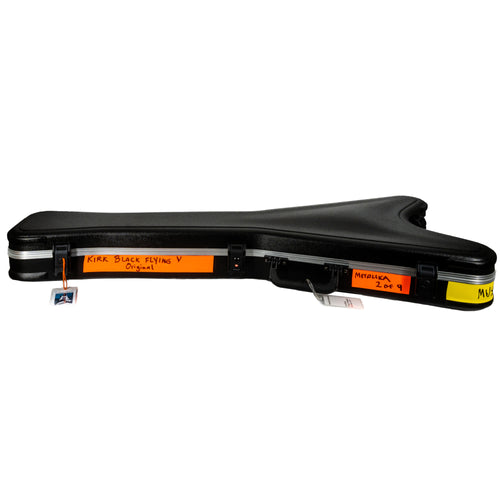 Gibson Custom Kirk Hammett 1979 Flying V, Murphy Lab Replica Aged Ebony Electric Guitar