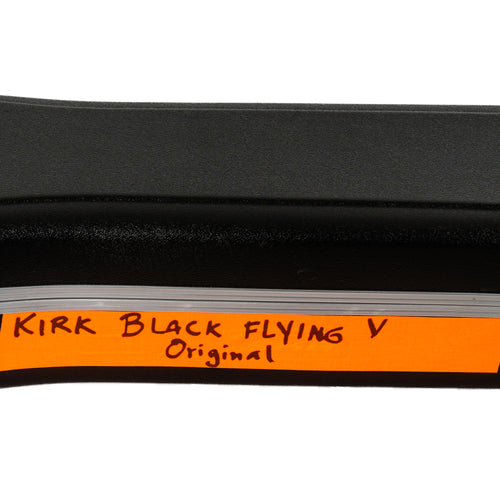 Gibson Custom Kirk Hammett 1979 Flying V, Murphy Lab Replica Aged Ebony Electric Guitar