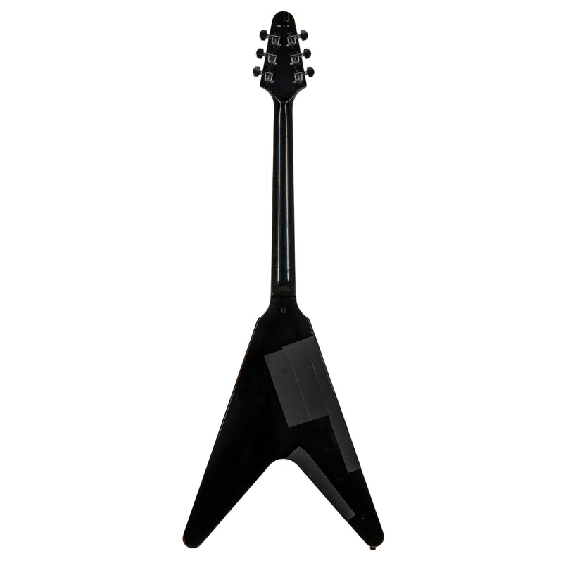 Gibson Custom Kirk Hammett 1979 Flying V, Murphy Lab Replica Aged Ebony Electric Guitar
