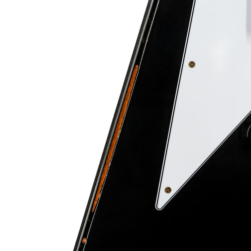 Gibson Custom Kirk Hammett 1979 Flying V, Murphy Lab Replica Aged Ebony Electric Guitar