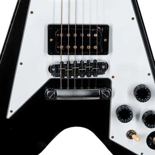 Gibson Custom Kirk Hammett 1979 Flying V, Murphy Lab Replica Aged Ebony  Electric Guitar