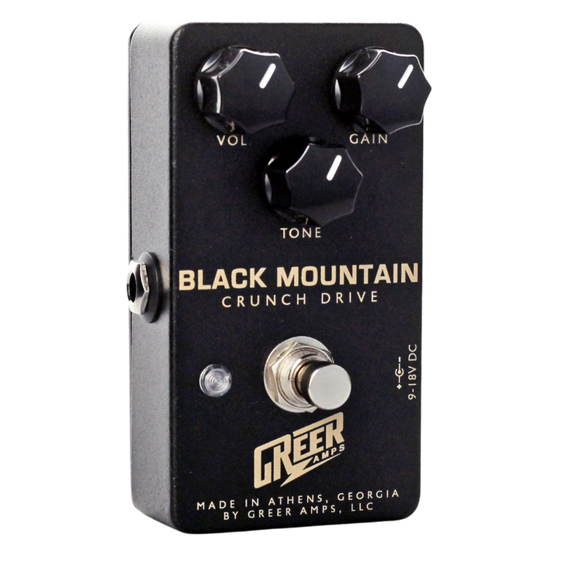 Greer Amps Black Mountain Crunch Drive Effect Pedal