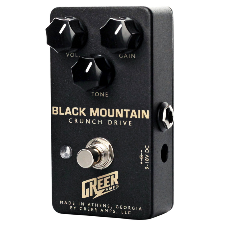 Greer Amps Black Mountain Crunch Drive Effect Pedal