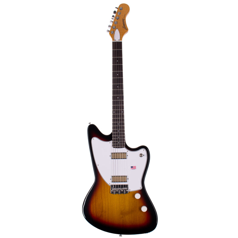 Harmony Factory Special Standard Silhouette Electric Guitar, 3-Tone Sunburst