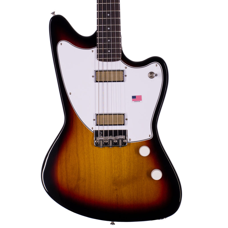 Harmony Factory Special Standard Silhouette Electric Guitar, 3-Tone Sunburst