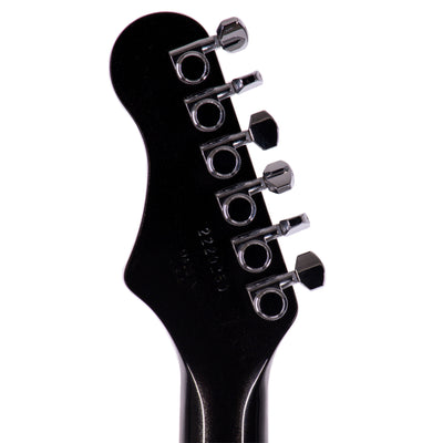 Harmony Factory Special Comet Electric Guitar, Space Black with MONO Case