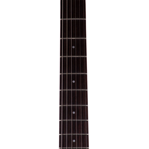 Harmony Factory Special Comet Electric Guitar, Space Black with MONO Case