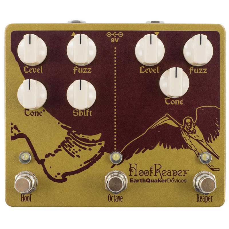 Earthquaker Hoof Reaper V2 Dual Fuzz Octave Pedal