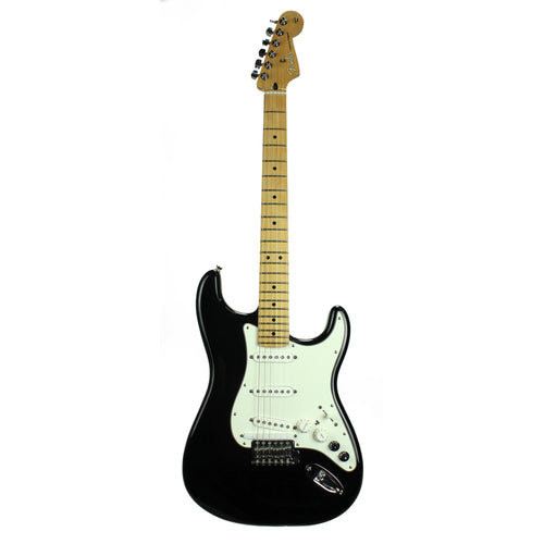 Fender VG Strat Black MN With Original Gig Bag Used