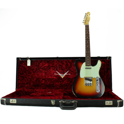 Fender Custom Shop '63 Telecaster Relic - 3 Tone Sunburst - Used