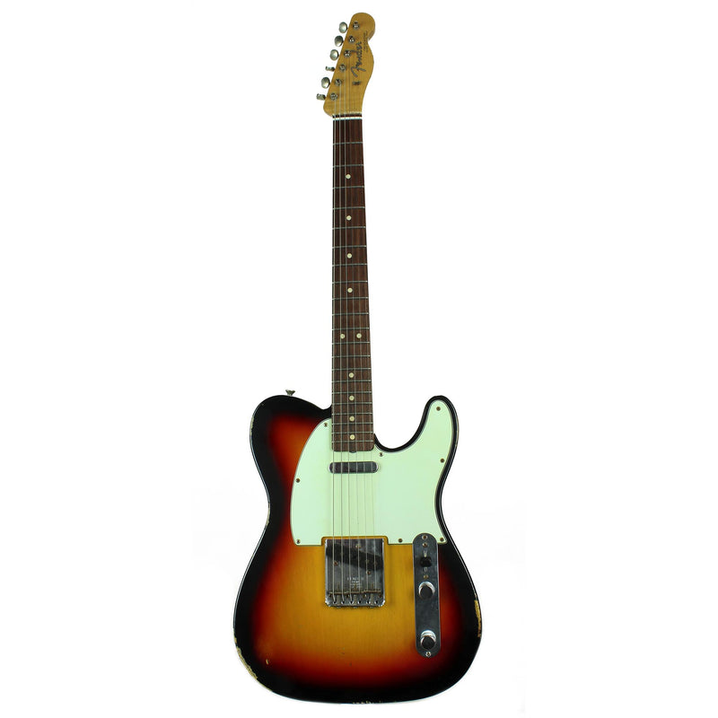 Fender Custom Shop '63 Telecaster Relic - 3 Tone Sunburst - Used