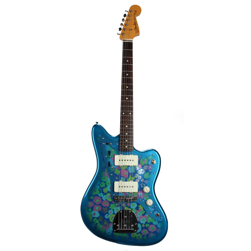 Fender MIJ Traditional 60'S Jazzmaster - Blue Flower - With Mastery Bridge - Used