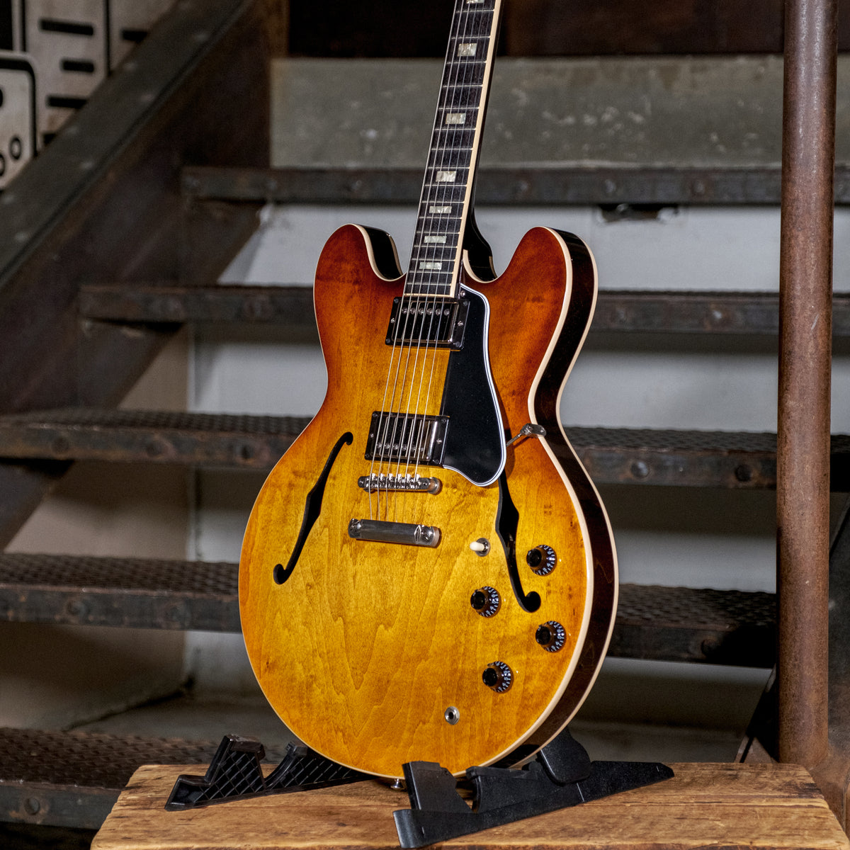 Gibson 2016 Memphis ES-335 Block, Faded Lightburst With OHSC - Used