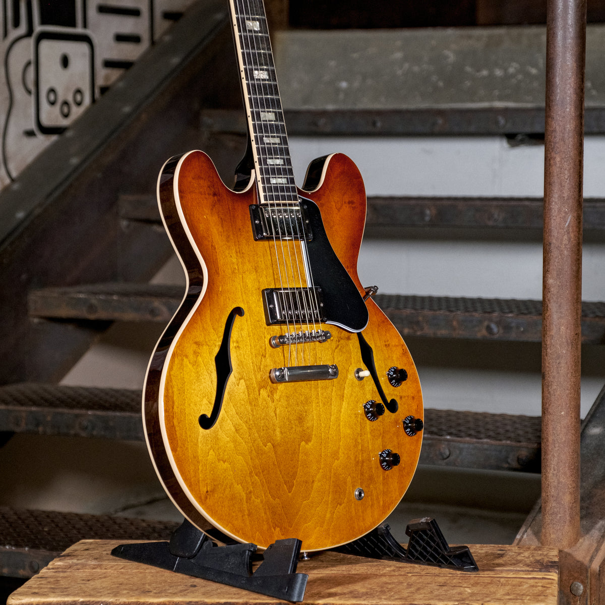 Gibson 2016 Memphis ES-335 Block, Faded Lightburst With OHSC - Used