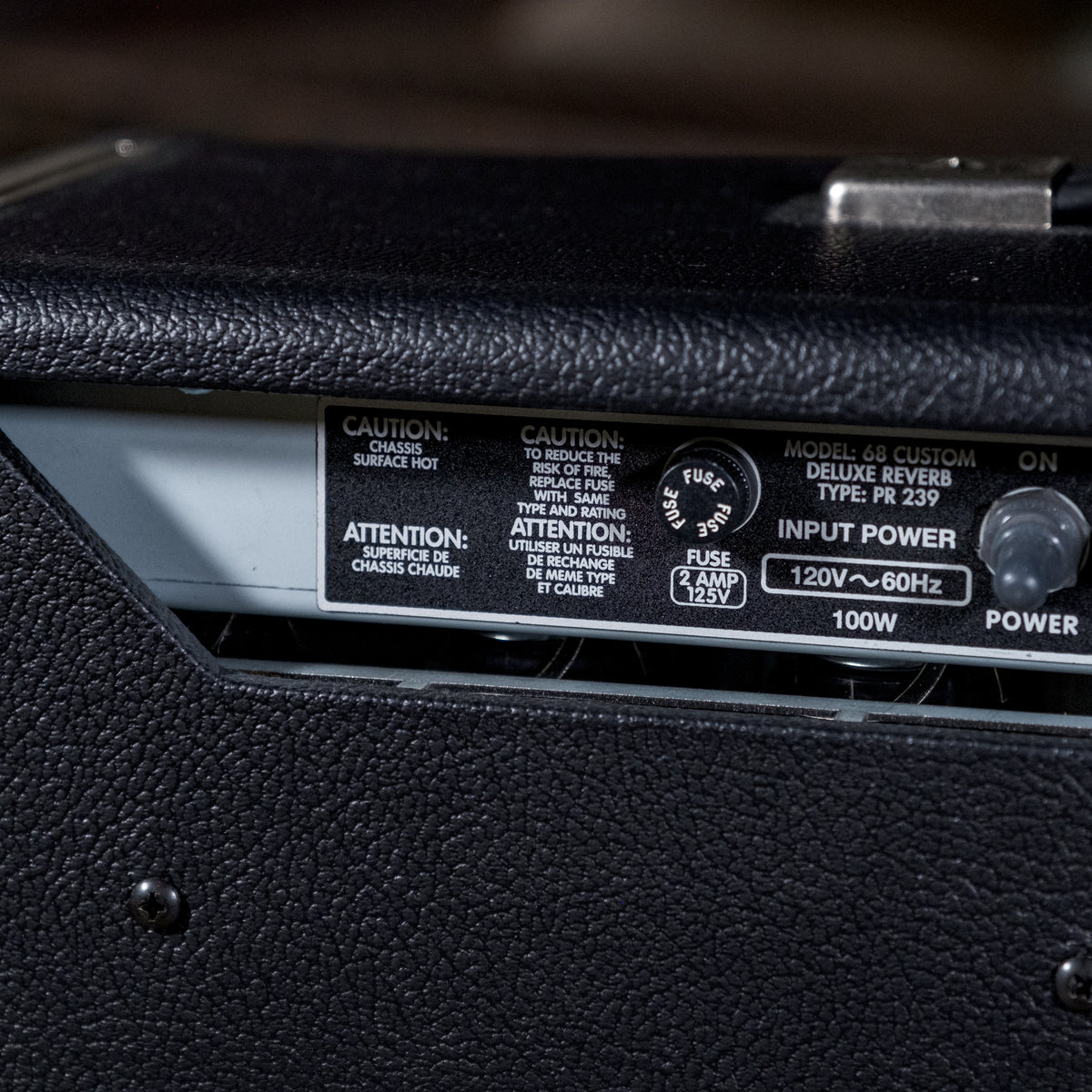 Fender '68 Deluxe Reverb With Cover - Used