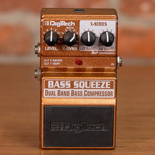 dbx compressor pedal Digitech XBS Bass Squeeze Compressor