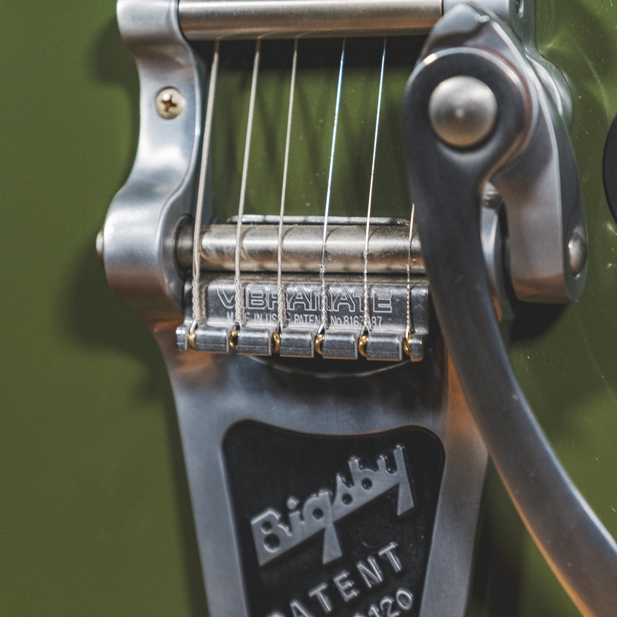 Gibson 2016 1964 ES-345 Olive Drab With Bigsby And OHSC - Used