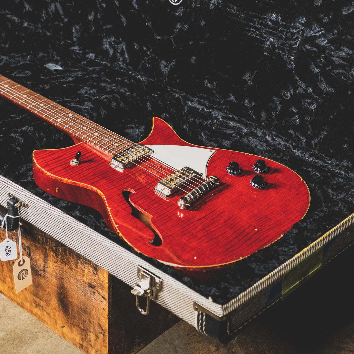 Fano Alt De Facto RB6 Thinline Red With OHSC - Used