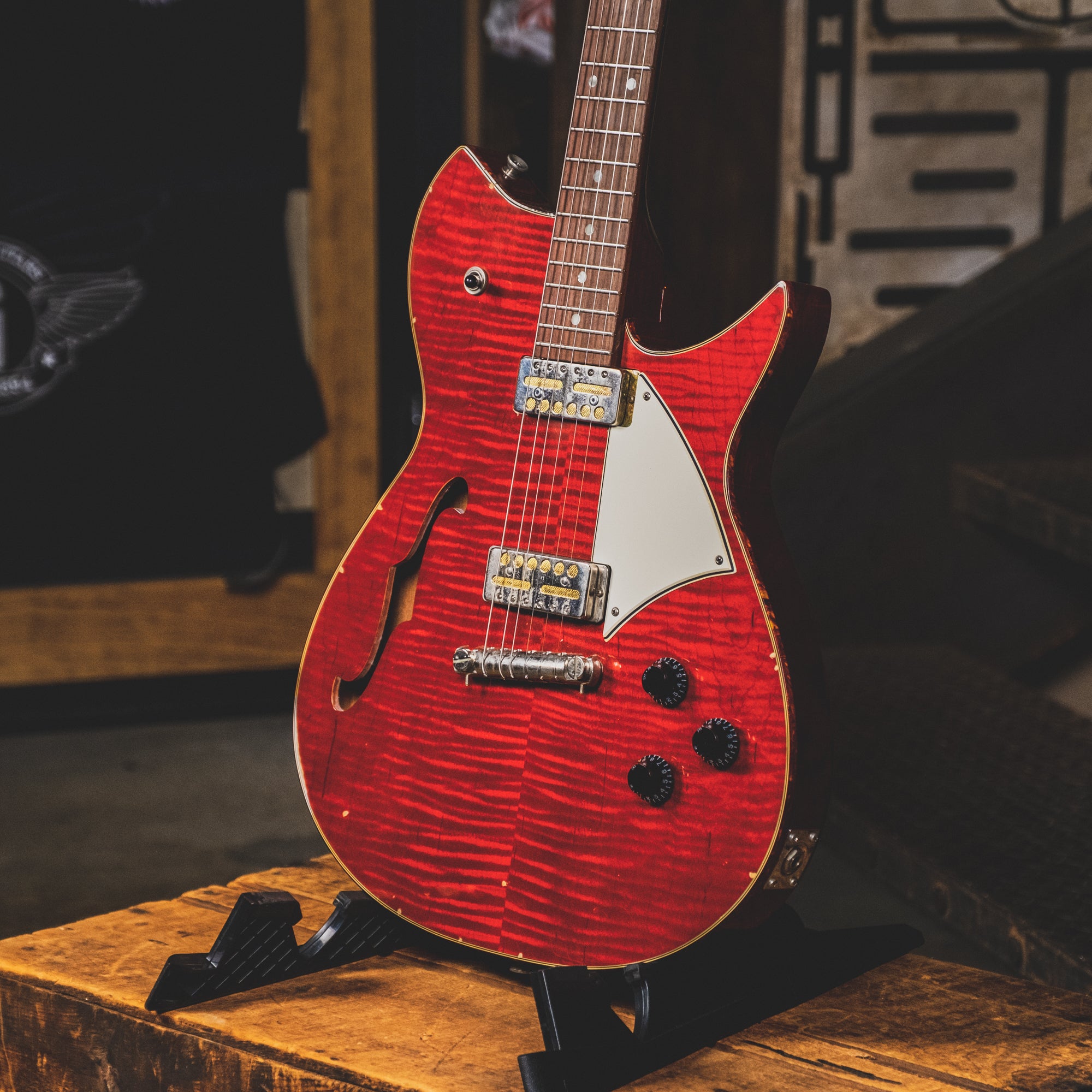 Fano Alt De Facto RB6 Thinline Red With OHSC - Used – Russo Music