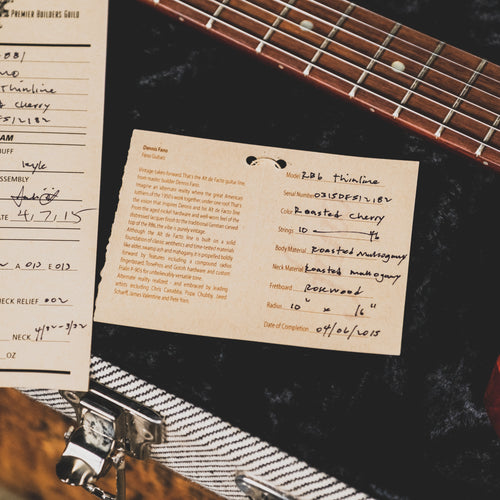 Fano Alt De Facto RB6 Thinline Red With OHSC - Used