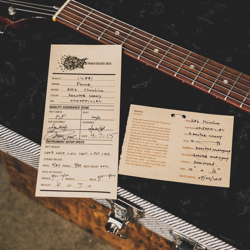 Fano Alt De Facto RB6 Thinline Red With OHSC - Used