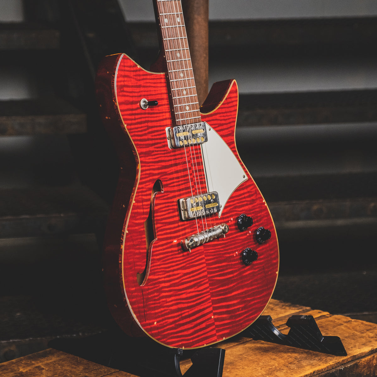 Fano Alt De Facto RB6 Thinline Red With OHSC - Used