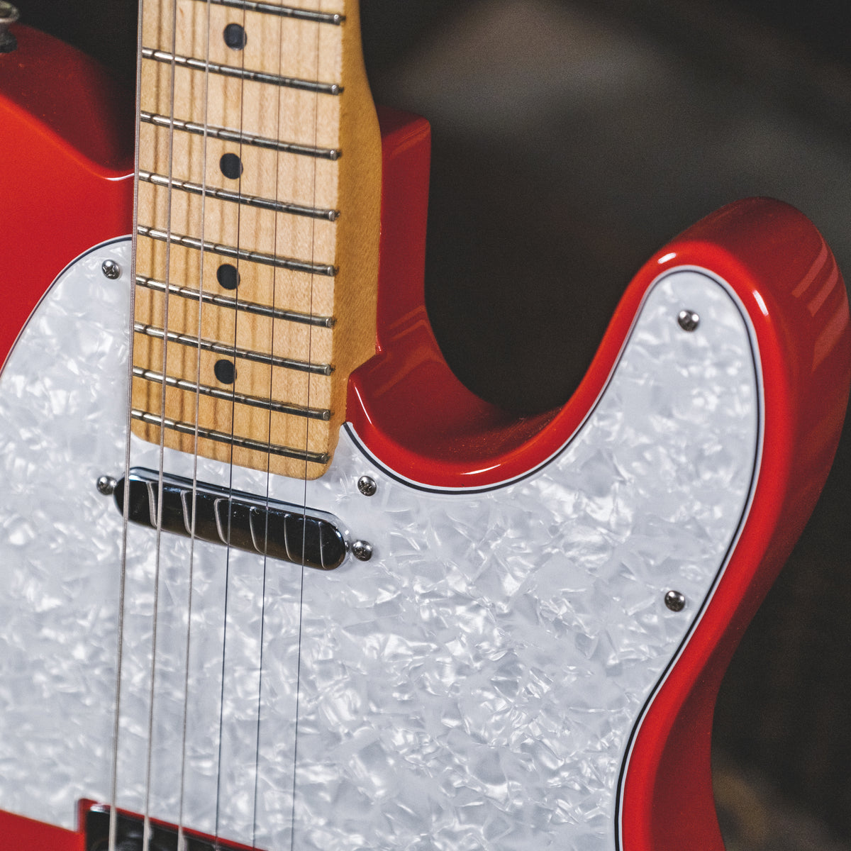 Fender 1995 American Standard Telecaster, Dakota Red With HSC - Used
