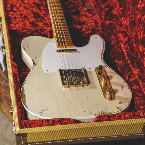 Fender Custom Shop 2021 '50s Custom Telecaster Heavy Relic, Vintage Blonde With OHSC - Used