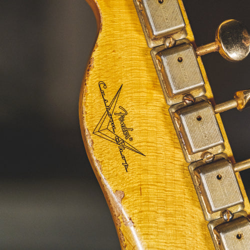 Fender Custom Shop 2021 '50s Custom Telecaster Heavy Relic, Vintage Blonde With OHSC - Used