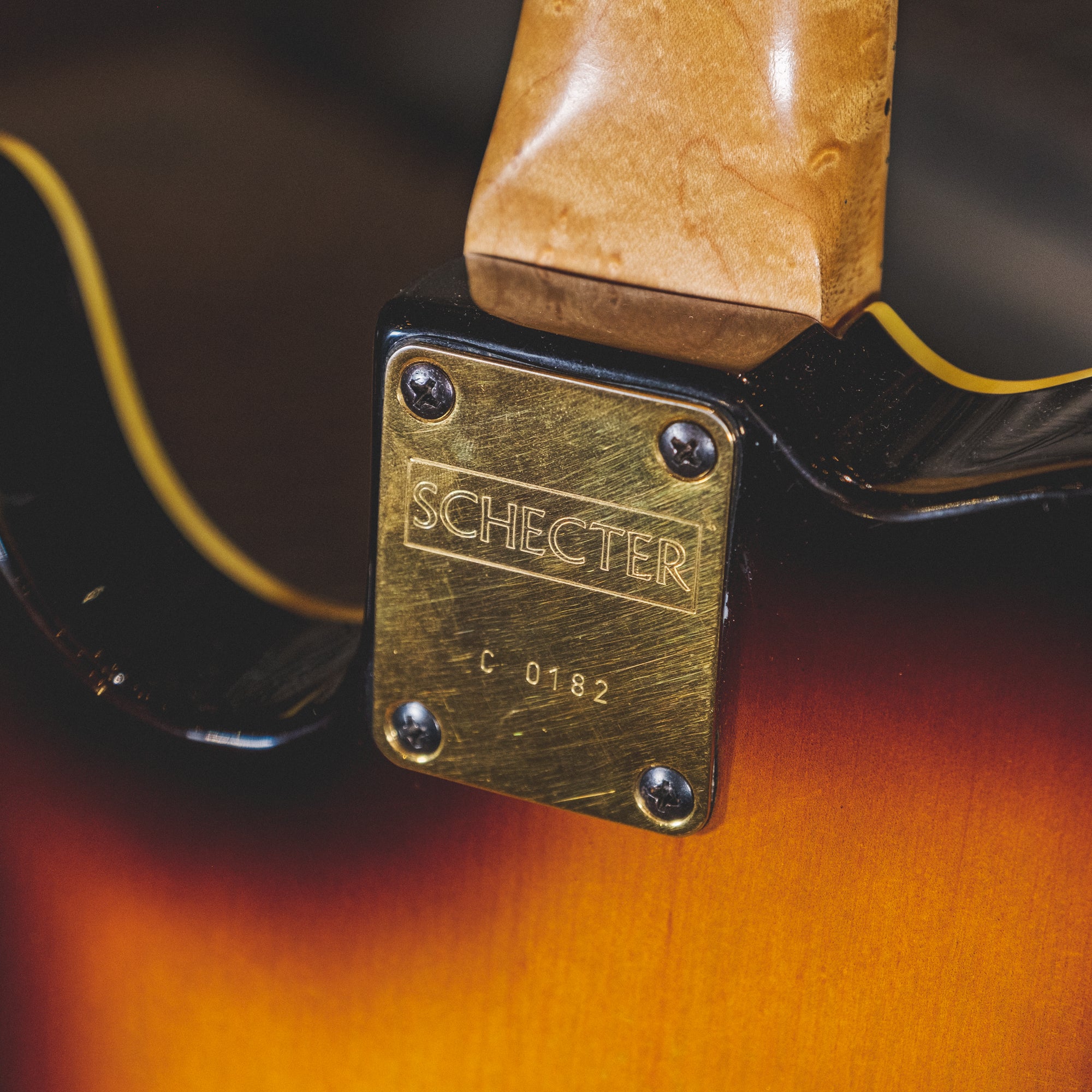Schecter 1980s USA PT Sunburst With OHSC - Used – Russo Music