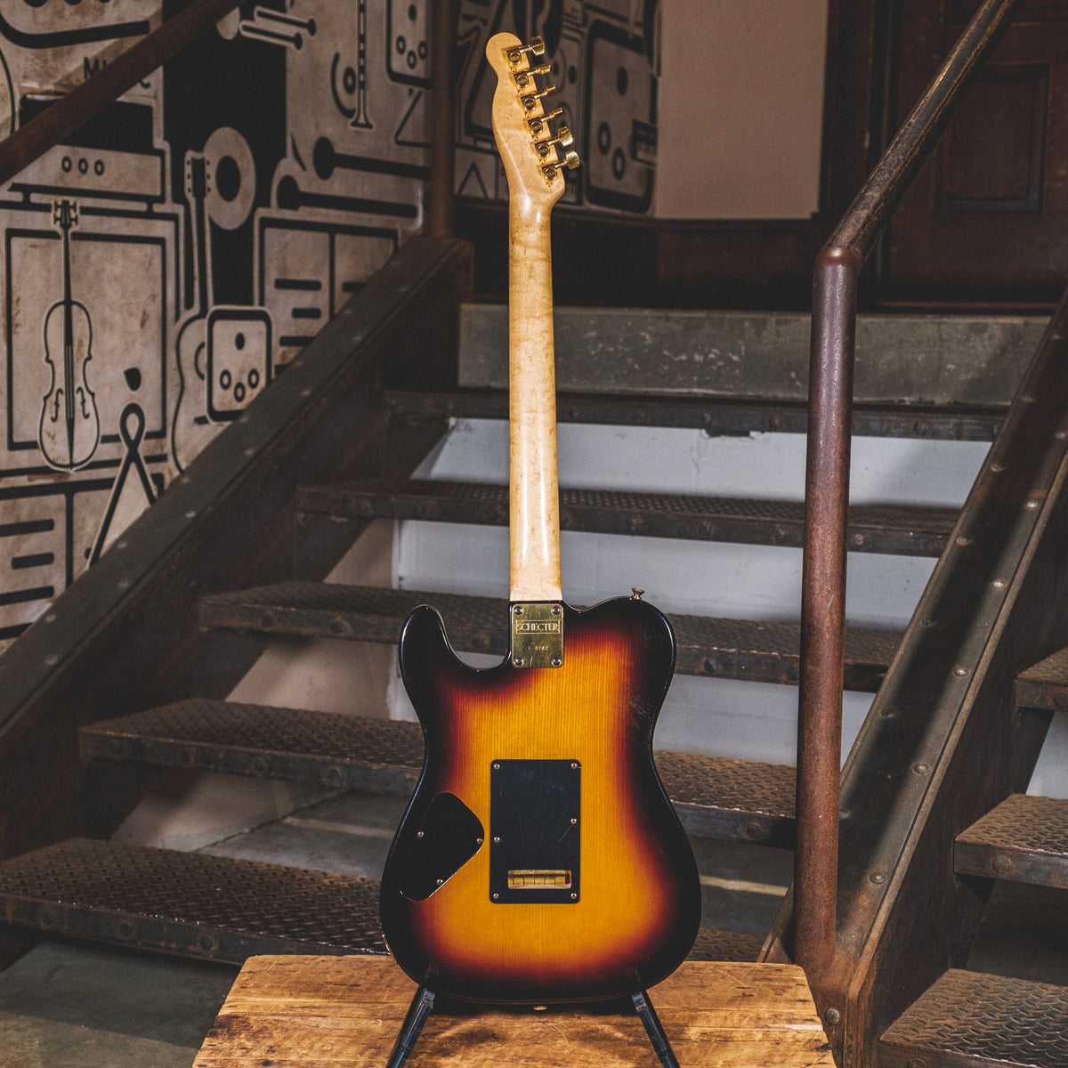 Schecter 1980s USA PT Sunburst With OHSC - Used