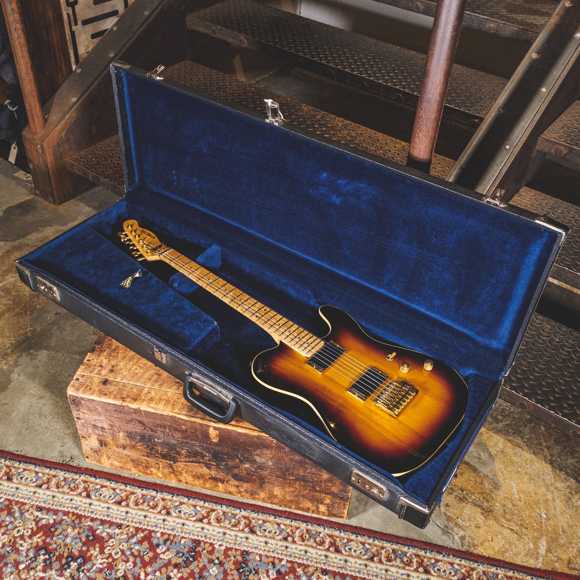 Schecter 1980s USA PT Sunburst With OHSC - Used – Russo Music